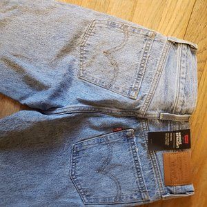 Levi's Wedgie Straight High Rise Jeans - NWT - Womens 24x26 - Light Wash